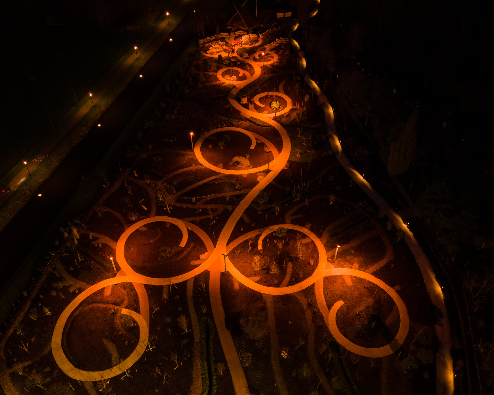 Evolutietuin Universiteit Utrecht - Ademend licht