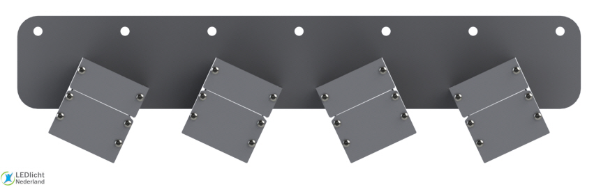 LEDtrack 4x3 - zijaanzicht