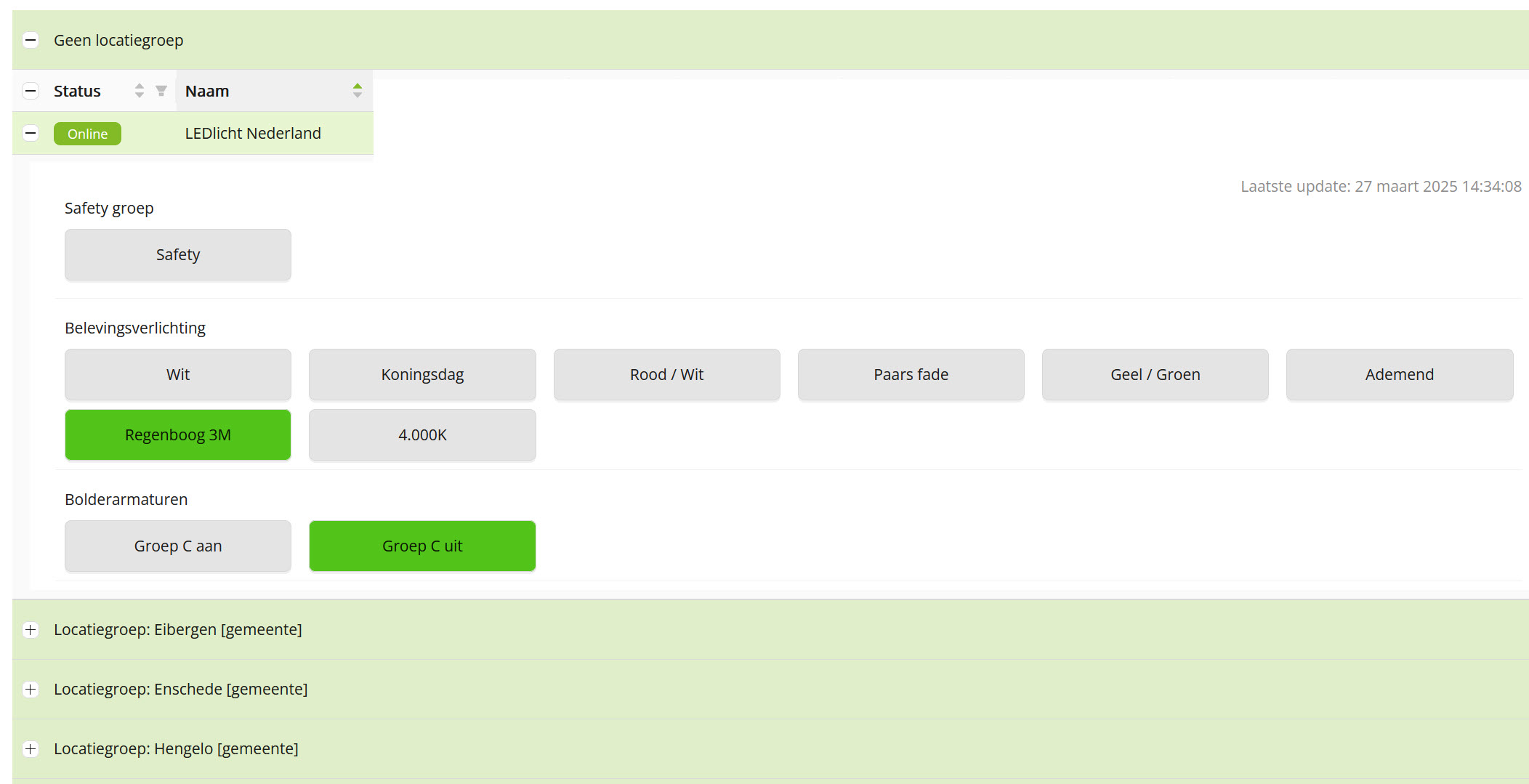 Remote SmartCity - Admin webbrowser